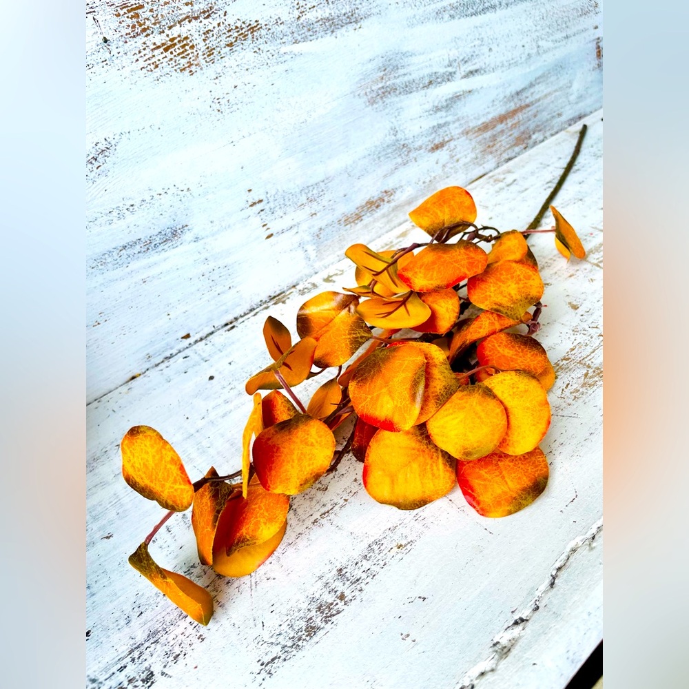 *Gold Eucalyptus Pick, 28”